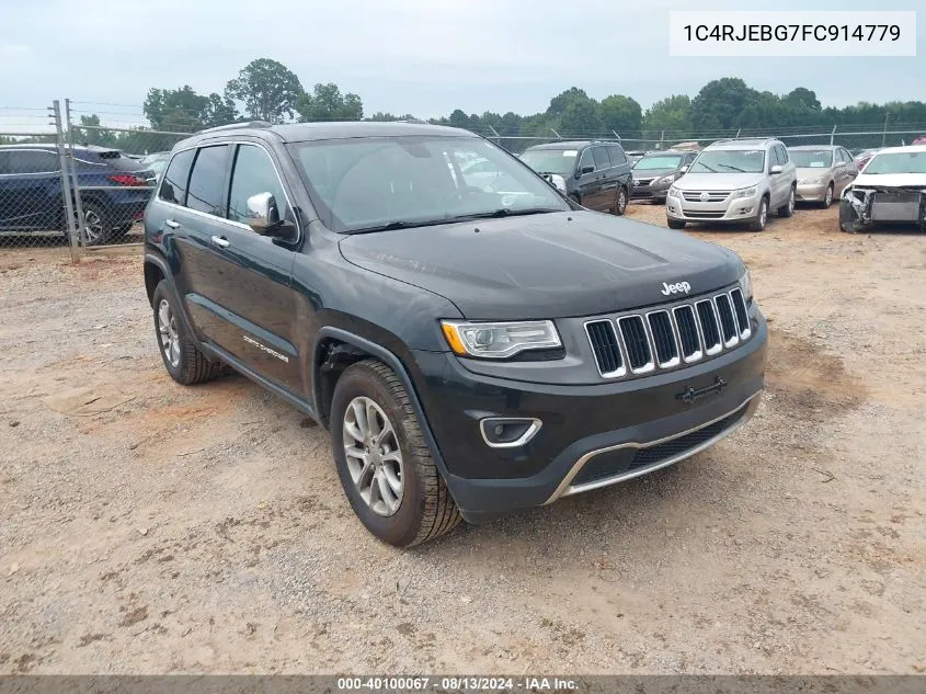 1C4RJEBG7FC914779 2015 Jeep Grand Cherokee Limited