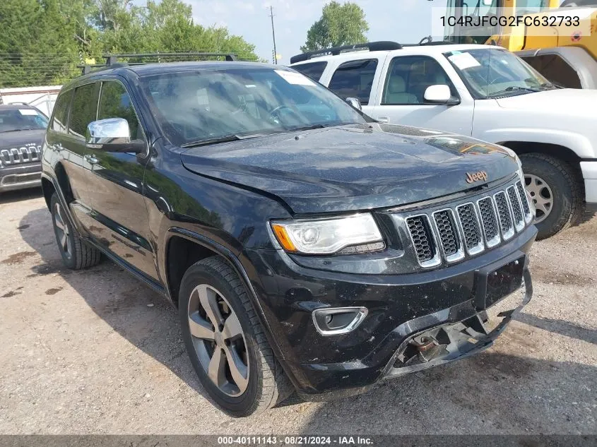 1C4RJFCG2FC632733 2015 Jeep Grand Cherokee Overland