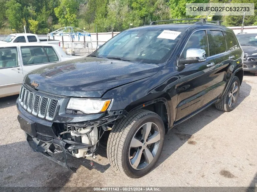 2015 Jeep Grand Cherokee Overland VIN: 1C4RJFCG2FC632733 Lot: 40111143