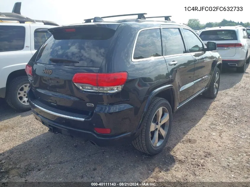 1C4RJFCG2FC632733 2015 Jeep Grand Cherokee Overland