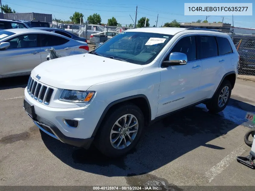 1C4RJEBG1FC635277 2015 Jeep Grand Cherokee Limited