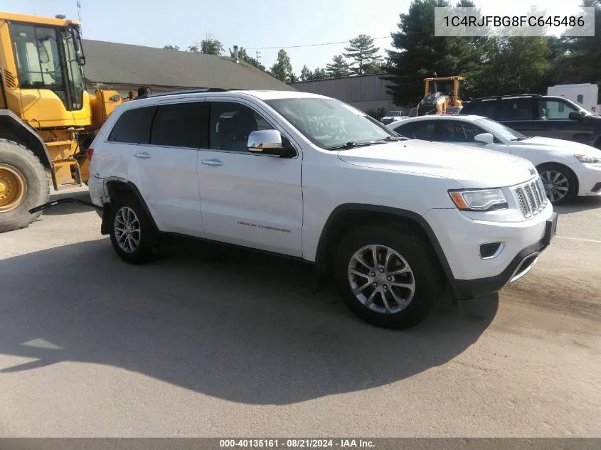 1C4RJFBG8FC645486 2015 Jeep Grand Cherokee Limited