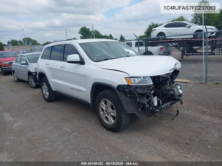 2015 Jeep Grand Cherokee Laredo VIN: 1C4RJFAG7FC237093 Lot: 40140182