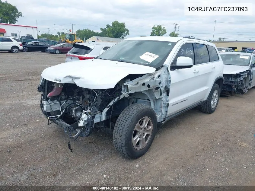 2015 Jeep Grand Cherokee Laredo VIN: 1C4RJFAG7FC237093 Lot: 40140182