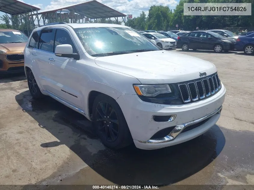 1C4RJFJG1FC754826 2015 Jeep Grand Cherokee Summit