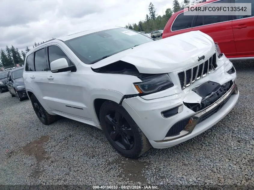 2015 Jeep Grand Cherokee Overland VIN: 1C4RJFCG9FC133542 Lot: 40156033