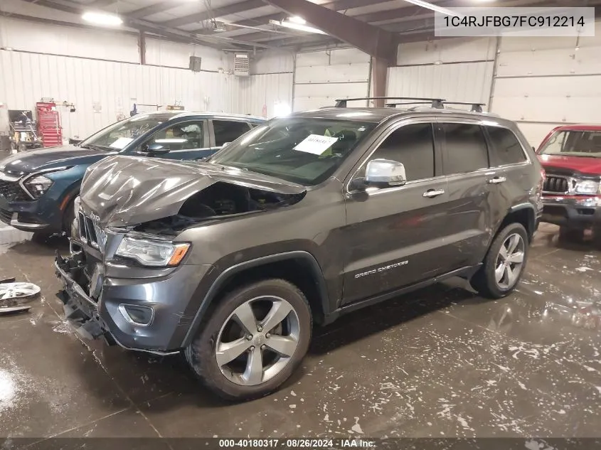 1C4RJFBG7FC912214 2015 Jeep Grand Cherokee Limited