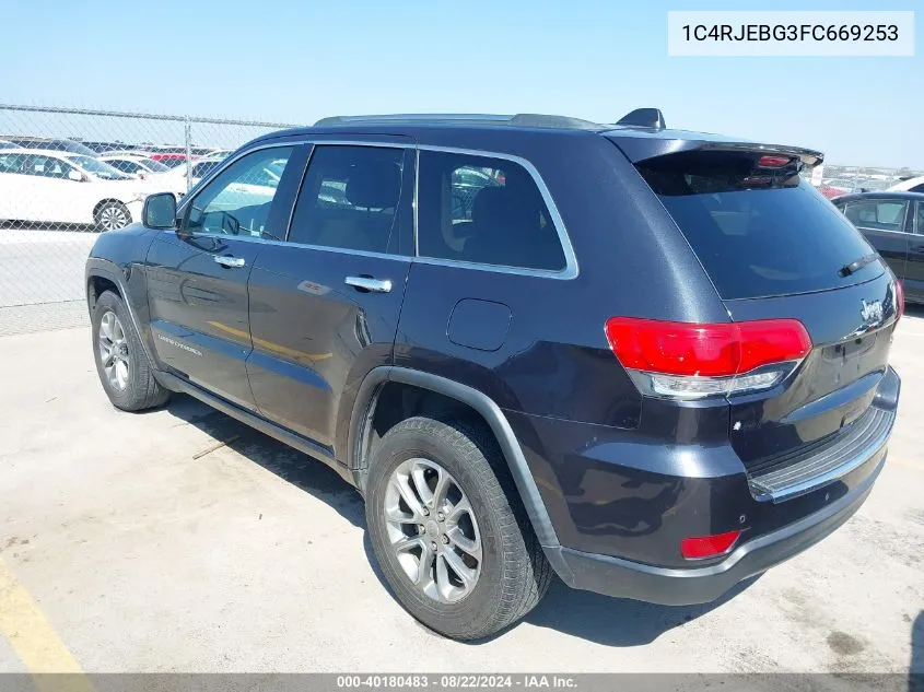 1C4RJEBG3FC669253 2015 Jeep Grand Cherokee Limited