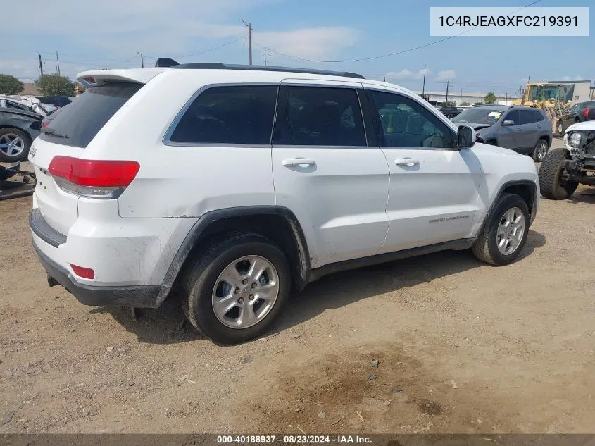 1C4RJEAGXFC219391 2015 Jeep Grand Cherokee Laredo