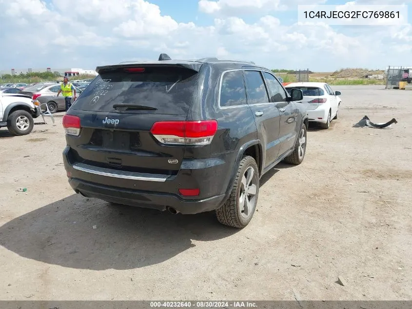 1C4RJECG2FC769861 2015 Jeep Grand Cherokee Overland