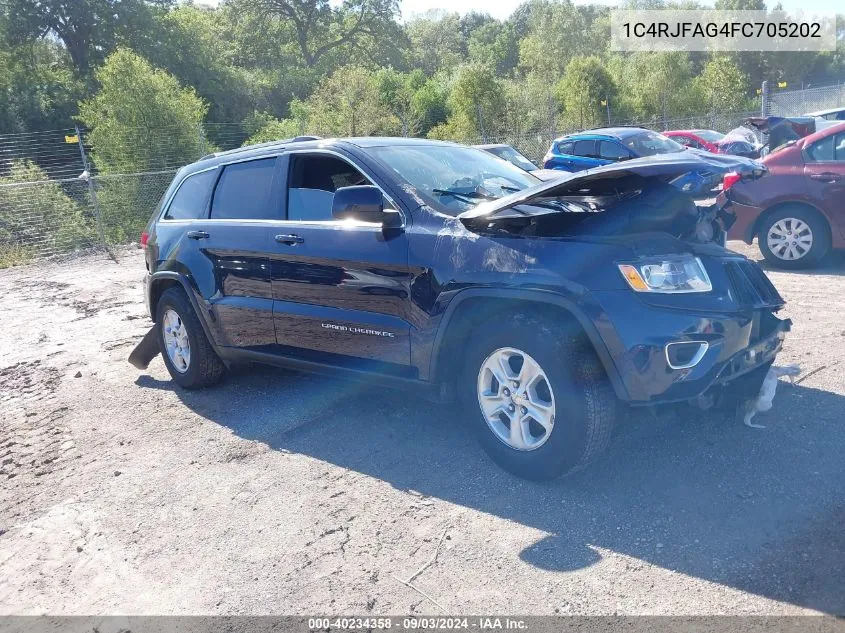 2015 Jeep Grand Cherokee Laredo VIN: 1C4RJFAG4FC705202 Lot: 40234358