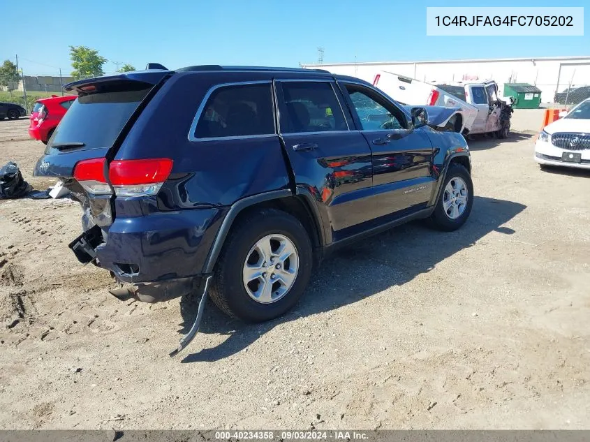 2015 Jeep Grand Cherokee Laredo VIN: 1C4RJFAG4FC705202 Lot: 40234358