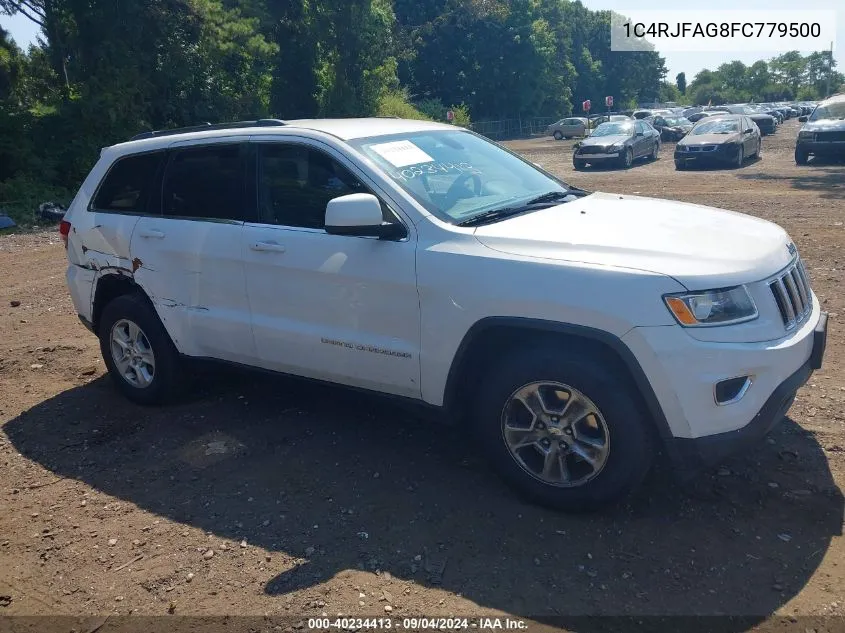 2015 Jeep Grand Cherokee Laredo VIN: 1C4RJFAG8FC779500 Lot: 40234413