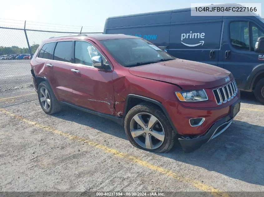 2015 Jeep Grand Cherokee Limited VIN: 1C4RJFBG4FC227166 Lot: 40237594