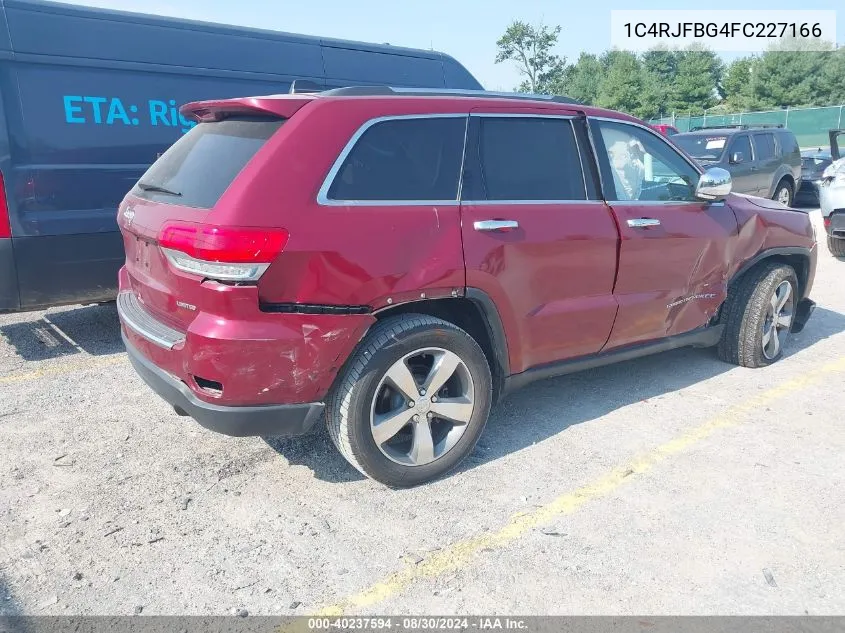 1C4RJFBG4FC227166 2015 Jeep Grand Cherokee Limited