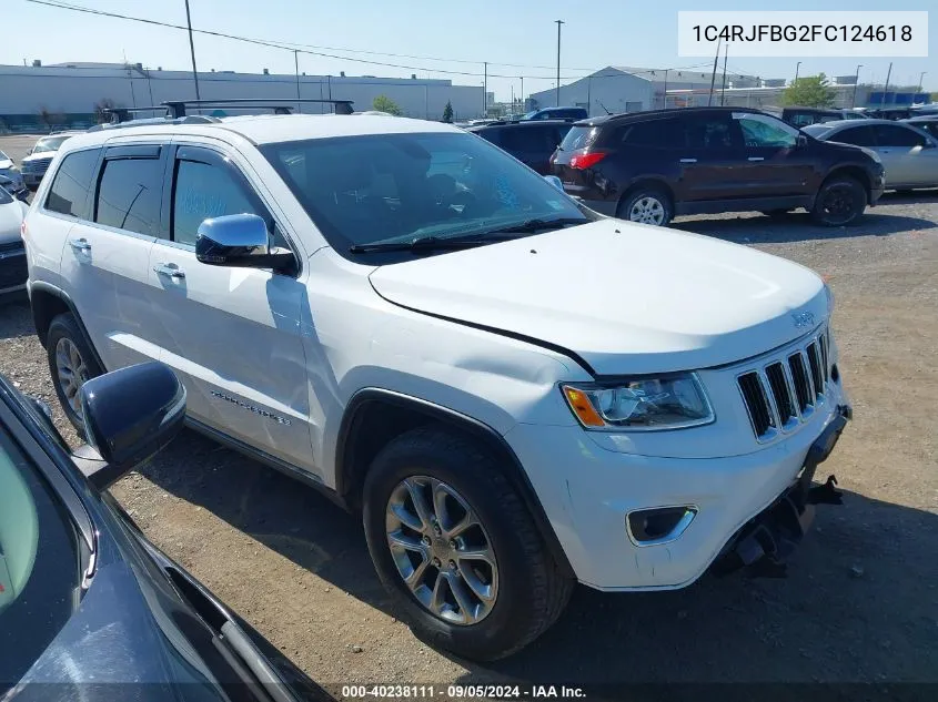 1C4RJFBG2FC124618 2015 Jeep Grand Cherokee Limited