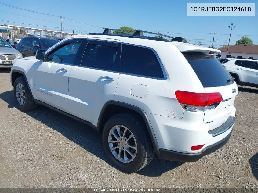 1C4RJFBG2FC124618 2015 Jeep Grand Cherokee Limited