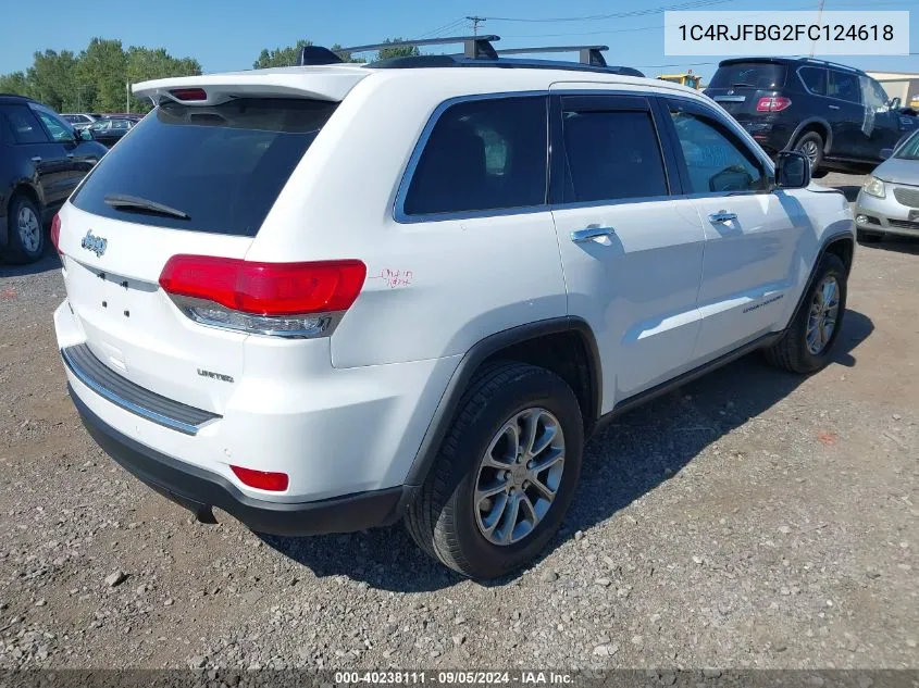 1C4RJFBG2FC124618 2015 Jeep Grand Cherokee Limited