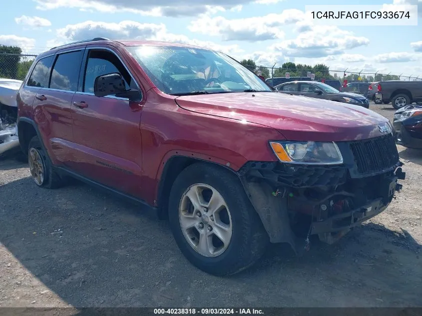 2015 Jeep Grand Cherokee Laredo VIN: 1C4RJFAG1FC933674 Lot: 40238318