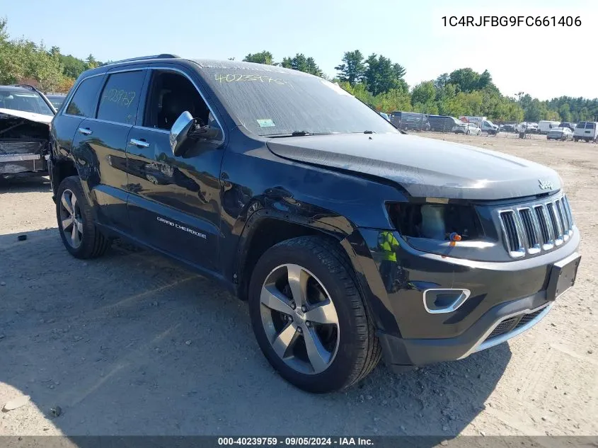 2015 Jeep Grand Cherokee Limited VIN: 1C4RJFBG9FC661406 Lot: 40239759