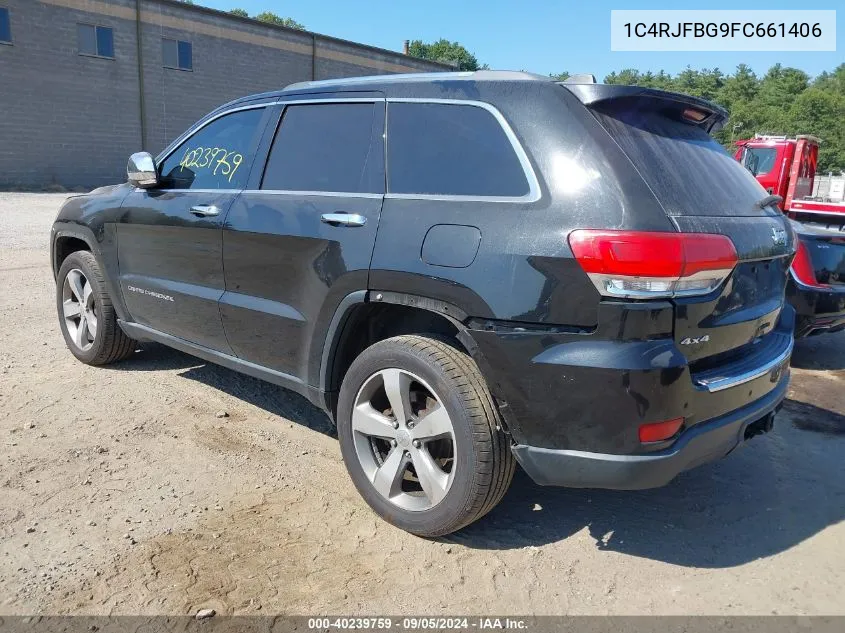 2015 Jeep Grand Cherokee Limited VIN: 1C4RJFBG9FC661406 Lot: 40239759