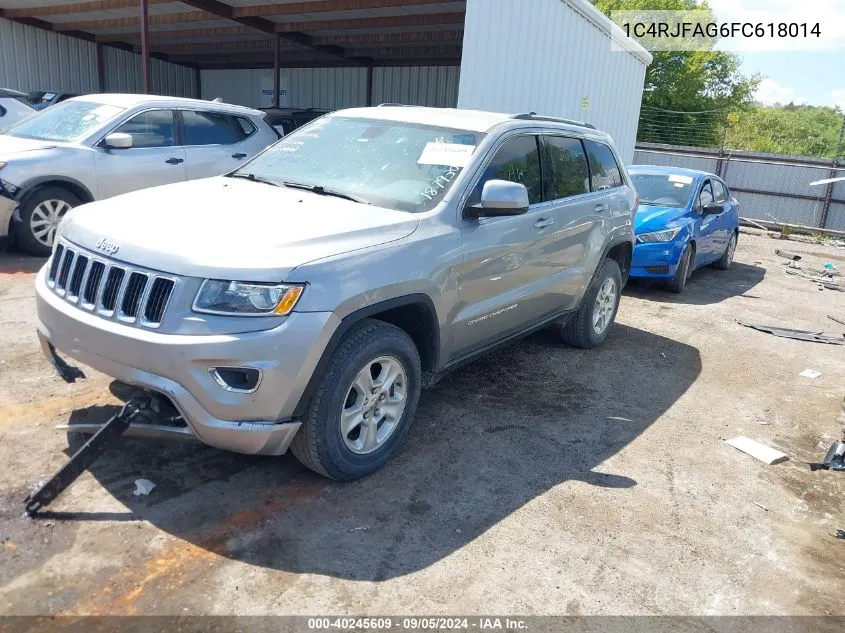 2015 Jeep Grand Cherokee Laredo VIN: 1C4RJFAG6FC618014 Lot: 40245609