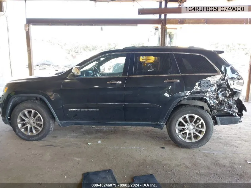 1C4RJFBG5FC749000 2015 Jeep Grand Cherokee Limited