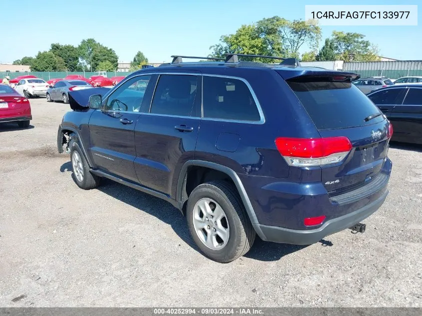 2015 Jeep Grand Cherokee Laredo VIN: 1C4RJFAG7FC133977 Lot: 40252994