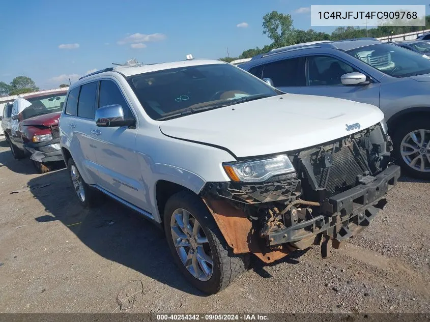 2015 Jeep Grand Cherokee Summit VIN: 1C4RJFJT4FC909768 Lot: 40254342