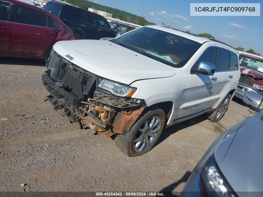 2015 Jeep Grand Cherokee Summit VIN: 1C4RJFJT4FC909768 Lot: 40254342