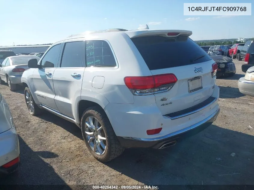 2015 Jeep Grand Cherokee Summit VIN: 1C4RJFJT4FC909768 Lot: 40254342