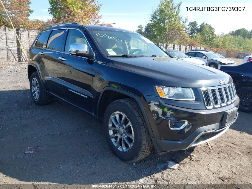 2015 Jeep Grand Cherokee Limited VIN: 1C4RJFBG3FC739307 Lot: 40264451