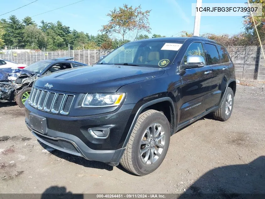 1C4RJFBG3FC739307 2015 Jeep Grand Cherokee Limited