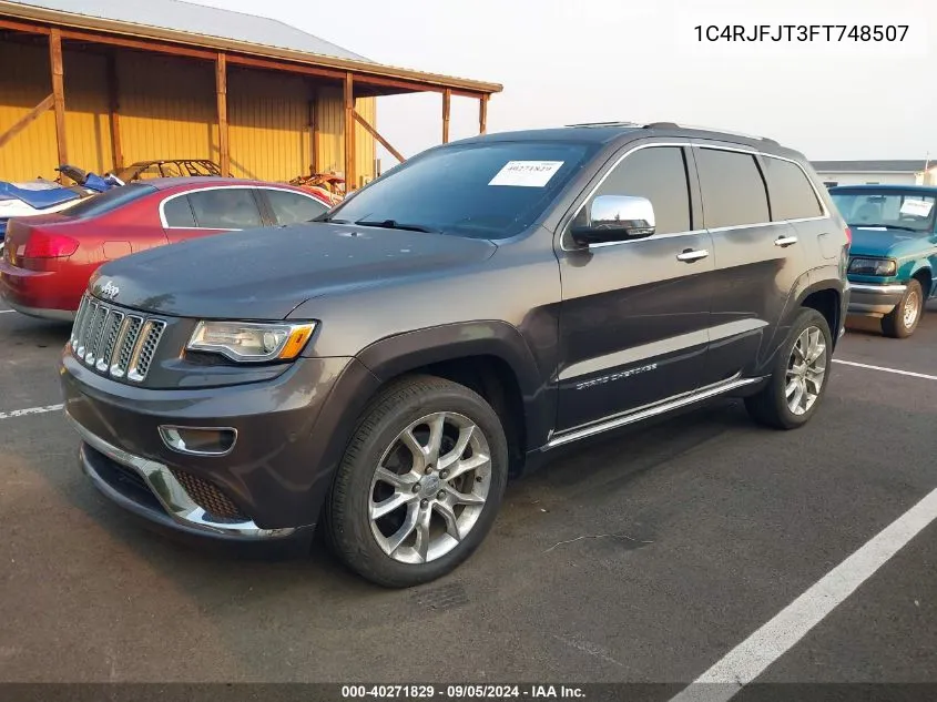 2015 Jeep Grand Cherokee Summit VIN: 1C4RJFJT3FT748507 Lot: 40271829