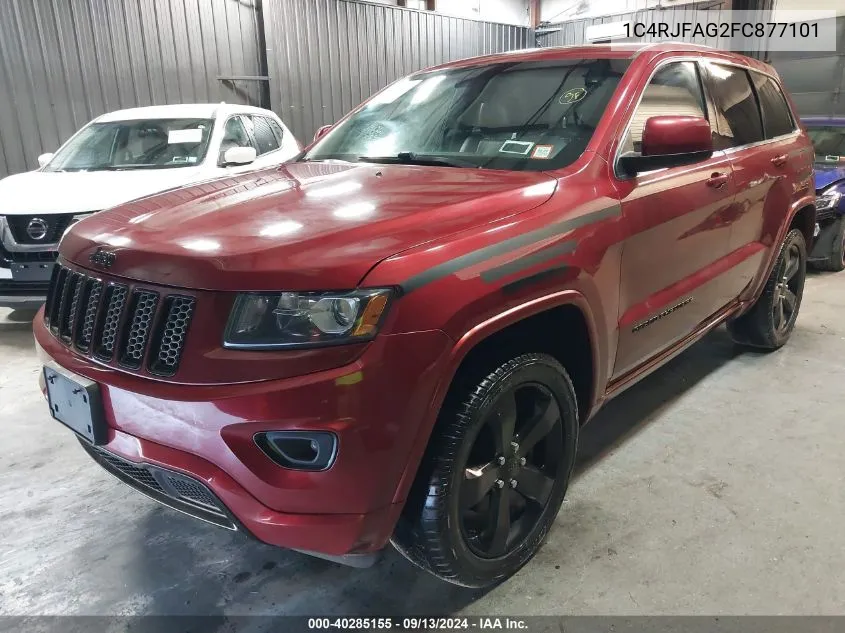 2015 Jeep Grand Cherokee Altitude VIN: 1C4RJFAG2FC877101 Lot: 40285155