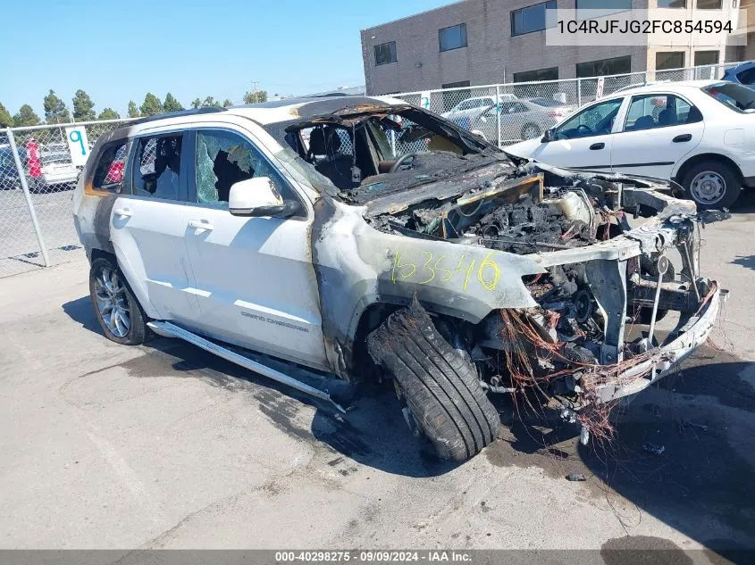 2015 Jeep Grand Cherokee Summit VIN: 1C4RJFJG2FC854594 Lot: 40298275