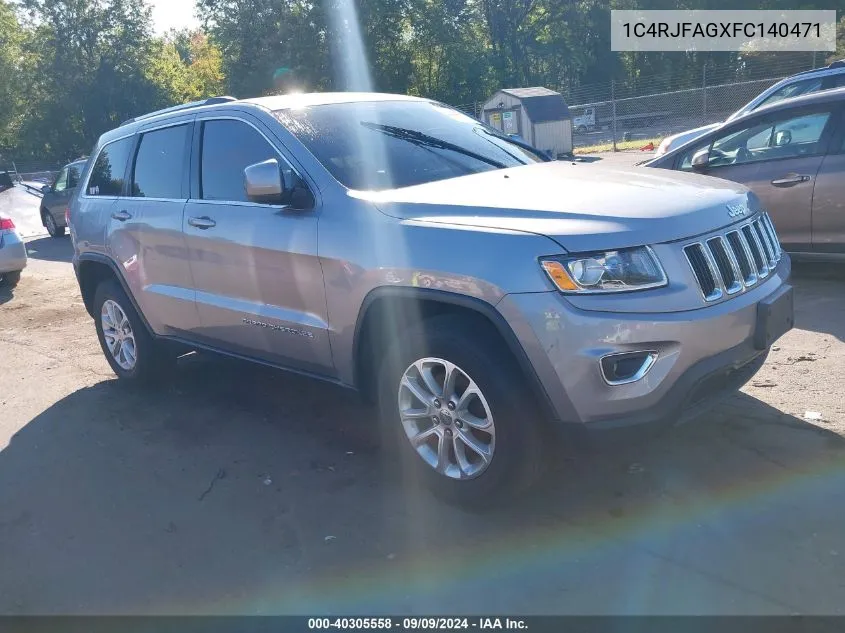 2015 Jeep Grand Cherokee Laredo VIN: 1C4RJFAGXFC140471 Lot: 40305558