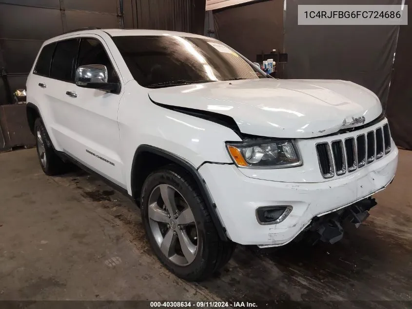 1C4RJFBG6FC724686 2015 Jeep Grand Cherokee Limited