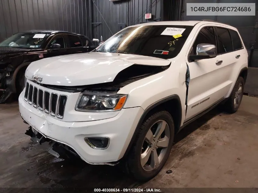 1C4RJFBG6FC724686 2015 Jeep Grand Cherokee Limited