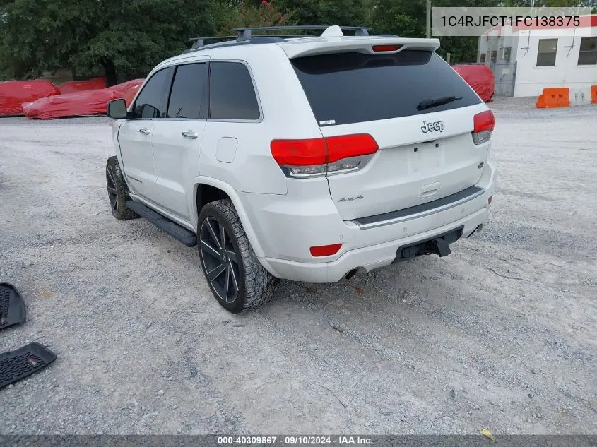 1C4RJFCT1FC138375 2015 Jeep Grand Cherokee Overland