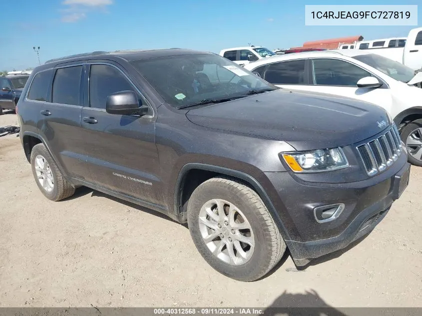 2015 Jeep Grand Cherokee Laredo VIN: 1C4RJEAG9FC727819 Lot: 40312568