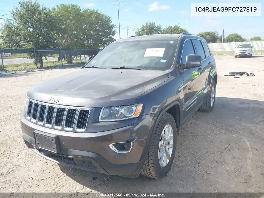 2015 Jeep Grand Cherokee Laredo VIN: 1C4RJEAG9FC727819 Lot: 40312568