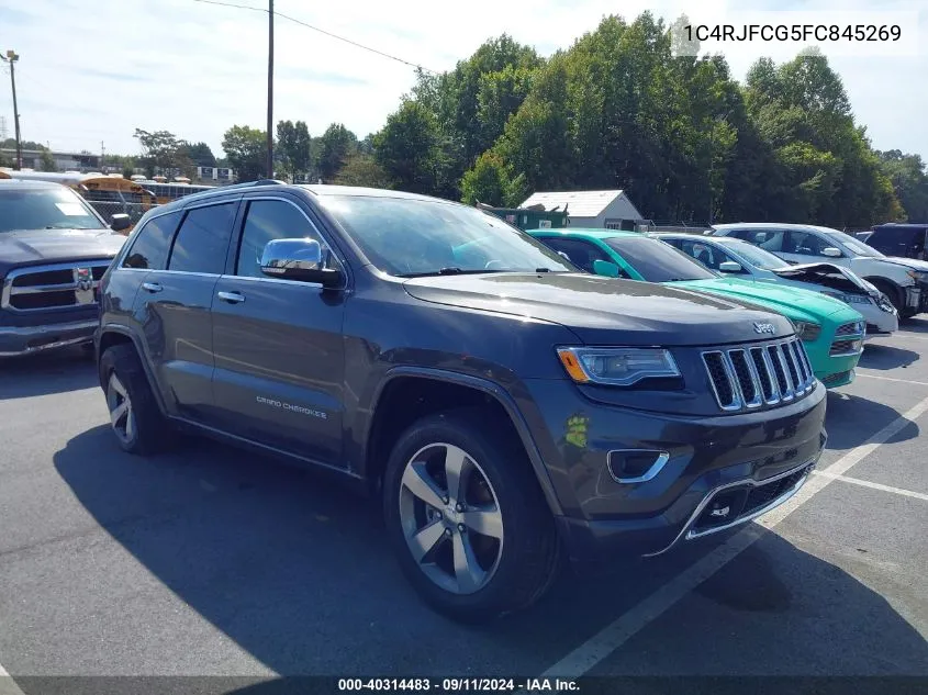 2015 Jeep Grand Cherokee Overland VIN: 1C4RJFCG5FC845269 Lot: 40314483