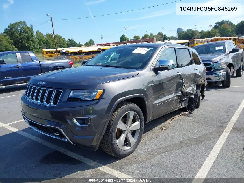 2015 Jeep Grand Cherokee Overland VIN: 1C4RJFCG5FC845269 Lot: 40314483