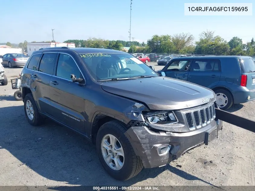 2015 Jeep Grand Cherokee Laredo VIN: 1C4RJFAG6FC159695 Lot: 40315551