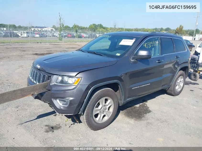 2015 Jeep Grand Cherokee Laredo VIN: 1C4RJFAG6FC159695 Lot: 40315551