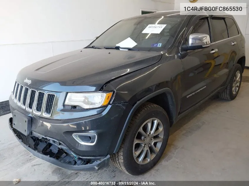 1C4RJFBG0FC865530 2015 Jeep Grand Cherokee Limited