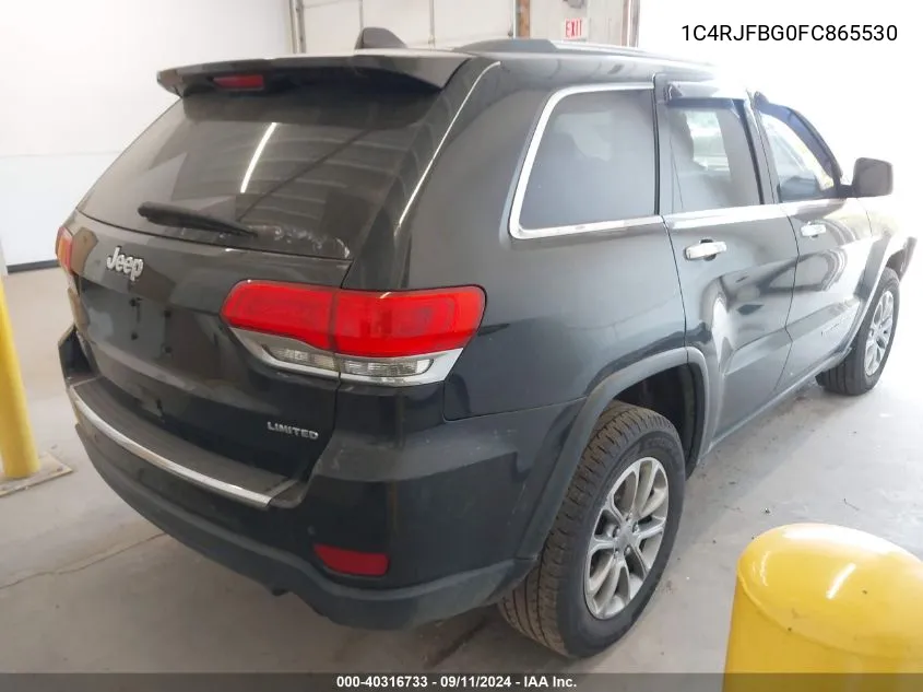 1C4RJFBG0FC865530 2015 Jeep Grand Cherokee Limited