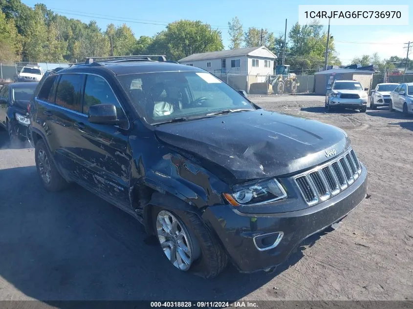 2015 Jeep Grand Cherokee Laredo VIN: 1C4RJFAG6FC736970 Lot: 40318828