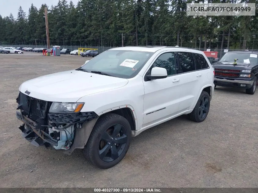 2015 Jeep Grand Cherokee Altitude VIN: 1C4RJFAG7FC649949 Lot: 40327300